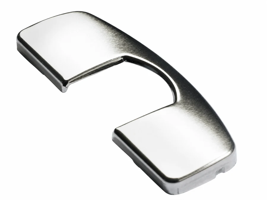 Charnière à plat · Hettich sensys · Cache de bras noir, vue du produit
