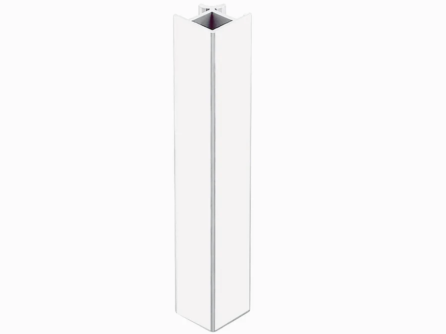 Plinthes · PVC blanc mat · Angle 90º · 150 mm, vue du produit