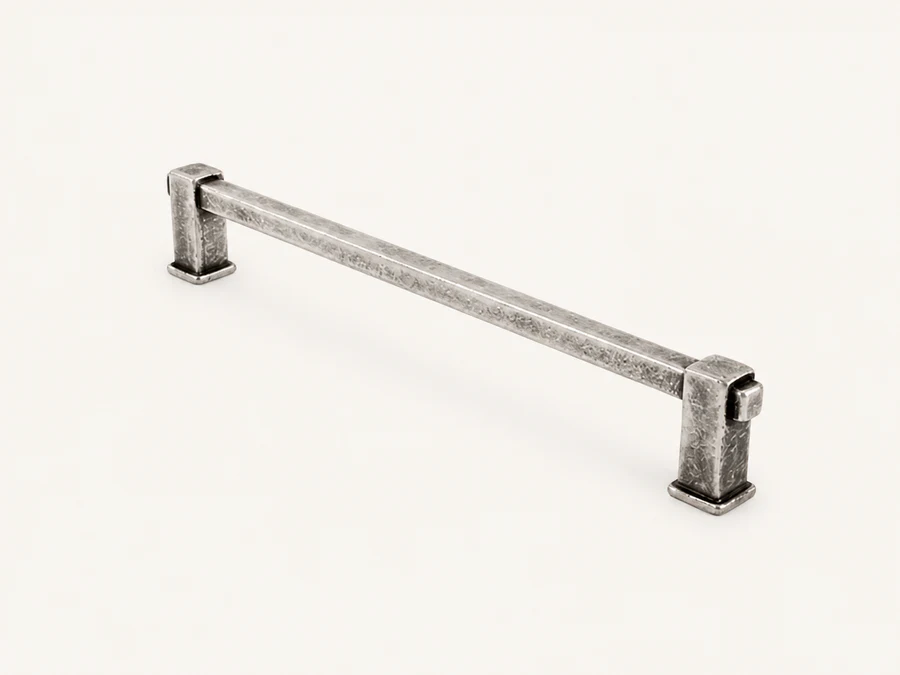 Poignée T58 vieil argent 192 mm, vue du produit