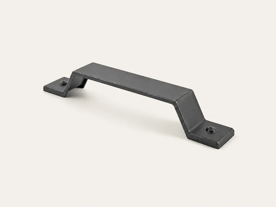 Poignée T61 vieux fer 160 mm, vue du produit