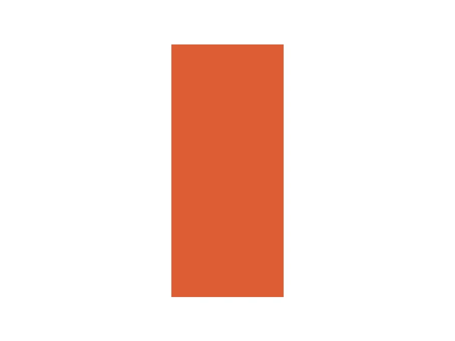 Panneau décoratif Zenit · Naranja citrus sm · 2750 mm × 1220 mm × 18 mm, vue du panneau