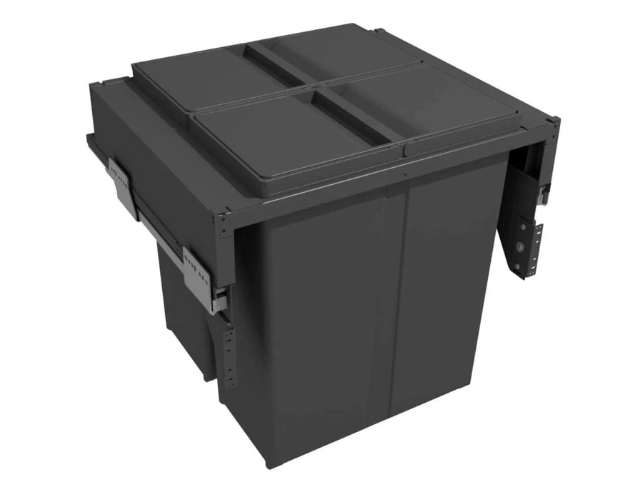 Recyclage · Poubelle porte coulissante · Haut h506 · 506 mm × 600 mm, vue du produit