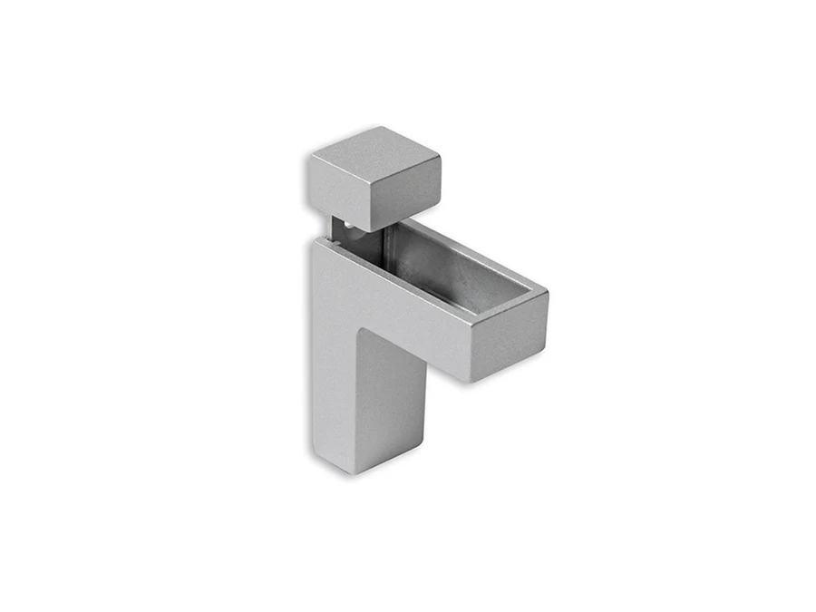 Compléments · Support etagere deco · Chrome mat, vue du produit