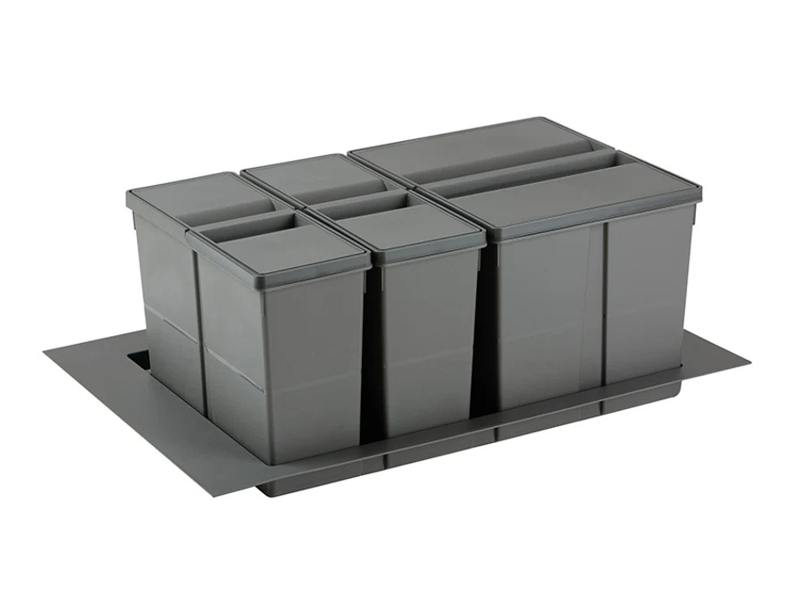 Recyclage · Poubelle casserolier · Cubes 9xl · 700 mm, vue du produit