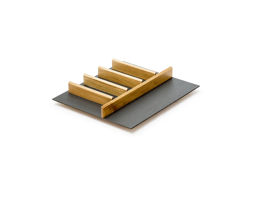 Range-couverts en bois · Evolution bicolor roble · Range-couverts · 500 mm, vue du produit