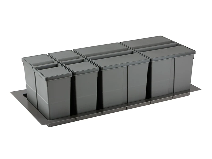 Recyclage · Poubelle casserolier · Cubes 9xl · 1000 mm, vue du produit