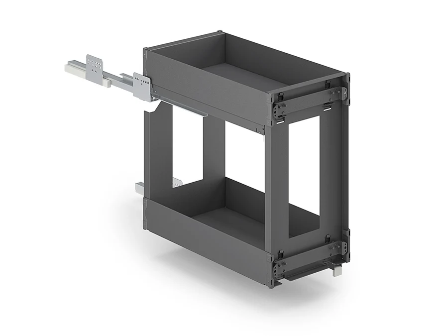 Intérieurs amovibles · Hyper · Porte bouteilles antidérapant anthracite · 300 mm, vue du produit