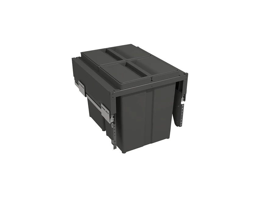 Recyclage · Poubelle porte coulissante · Haut h 304 mm · 304 mm × 450 mm, vue du produit