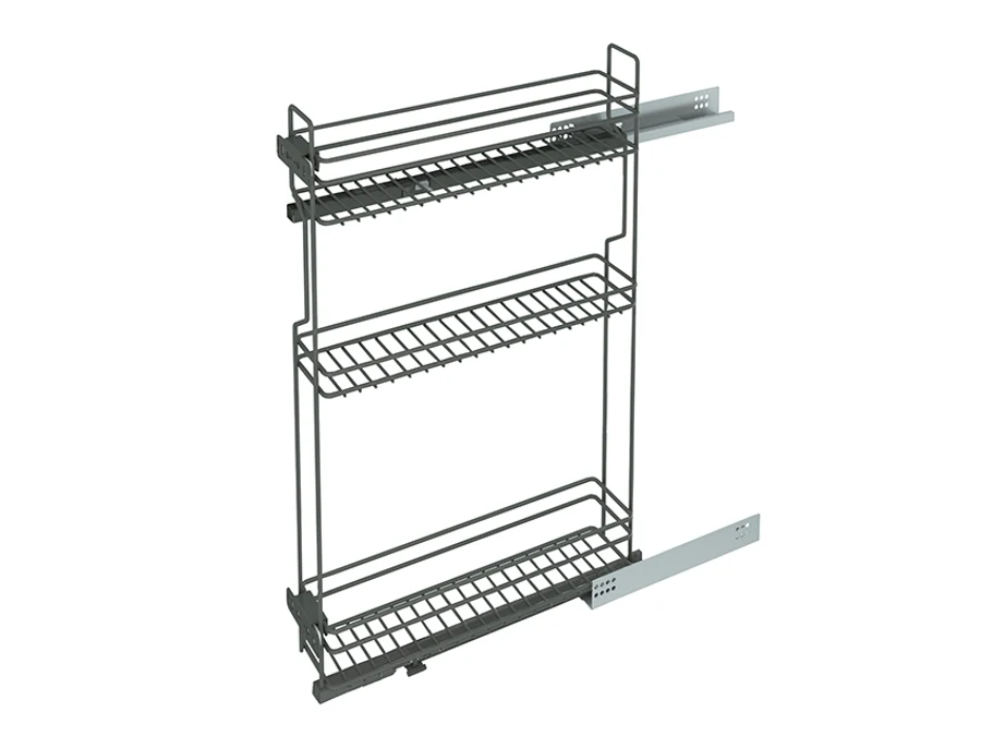 Intérieurs amovibles · Ottocent · Porte bouteille frein h800 anthracite · 150 mm, vue du produit