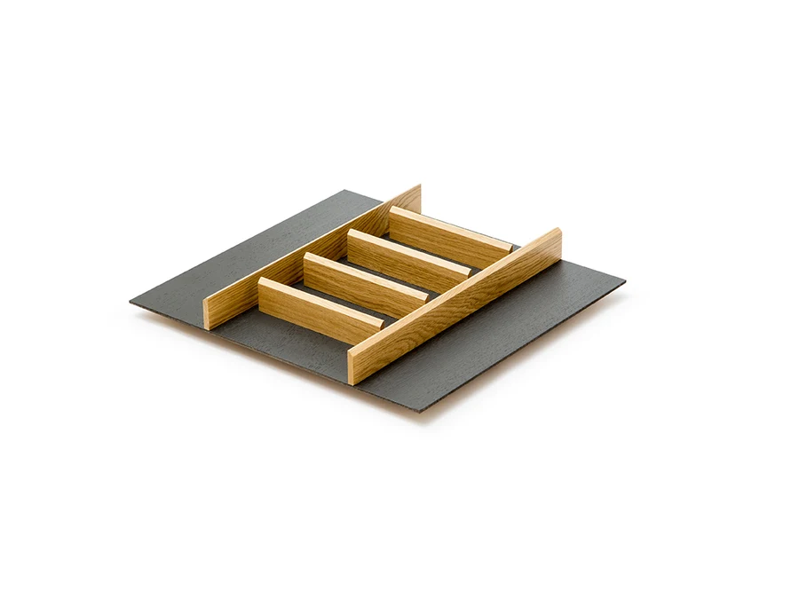 Range-couverts en bois · Evolution bicolor roble · Range-couverts · 600 mm, vue du produit