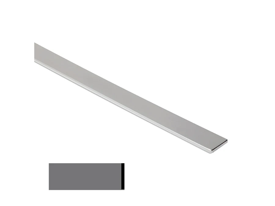 Accessoires plan de travail · Supra 30 · Profil finition final argent mt · 30 mm, vue du produit