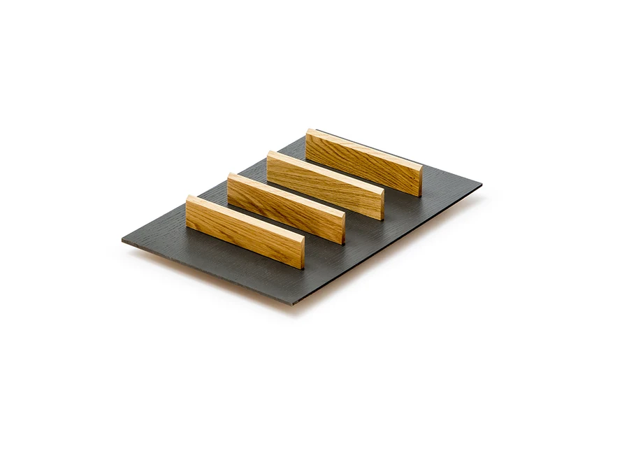 Range-couverts en bois · Evolution bicolor roble · Range-couverts · 400 mm, vue du produit