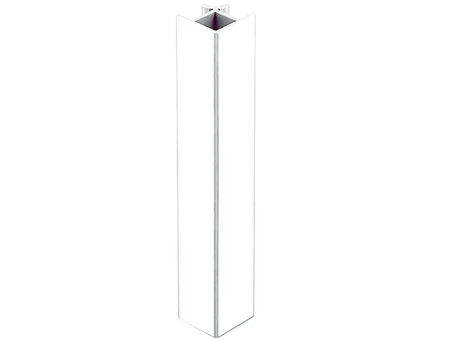 Plinthes · Pvc blanc br · Angle 90º · 100 mm, vue du produit