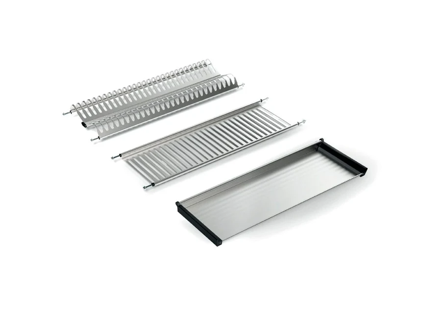 Range assiettes · Alvic · Inox · 400 mm, vue du produit