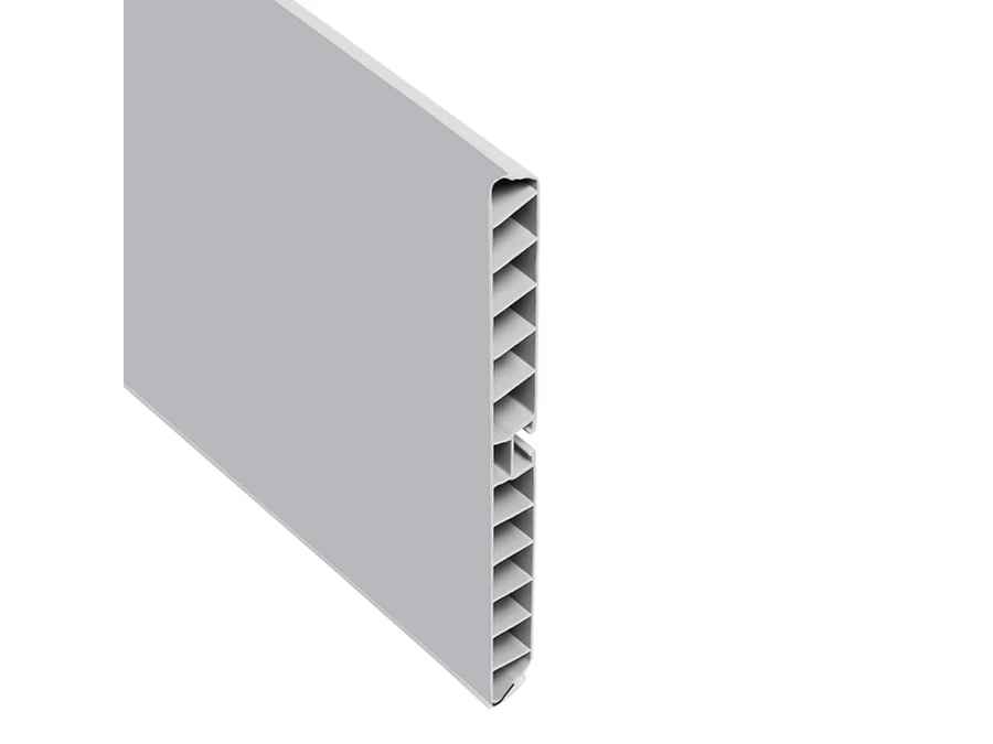 Plinthes · Pvc argent mt · Plinthe · 100 mm, vue du produit