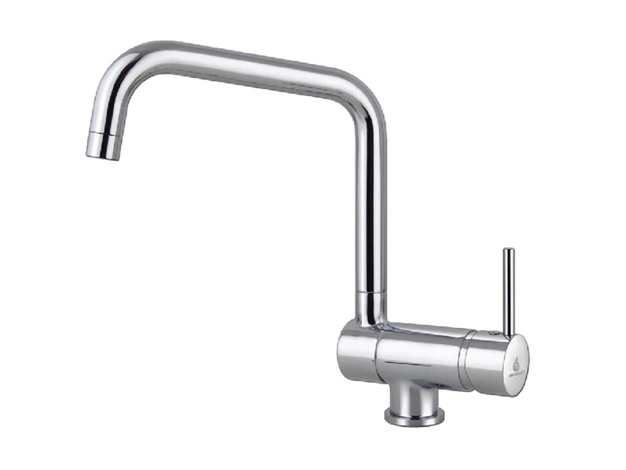 Eviers/robinets · Robinets de cuisine · Relevable chrome, vue du produit