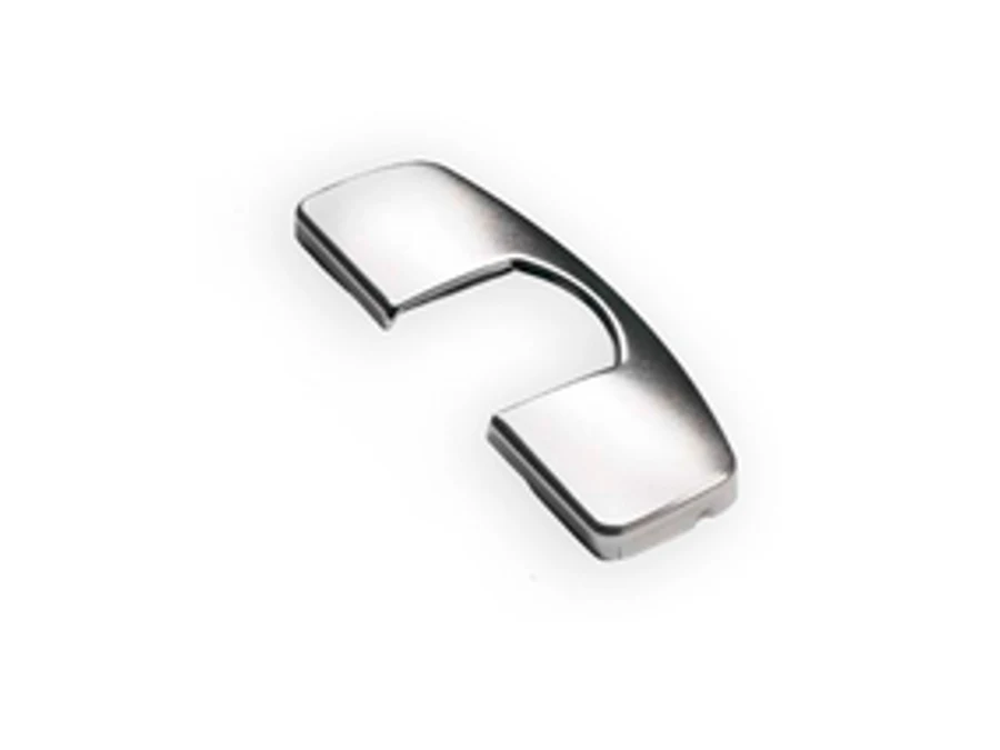 Charnière à plat · Hettich sensys · Cache de boîtier gris, vue du produit