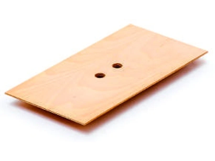 Couvercle de boîte en bois 46 × 24 cm