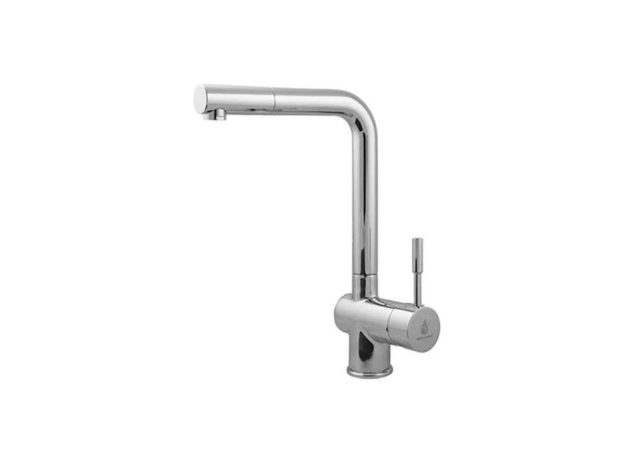 Eviers/robinets · Robinets de cuisine · Zeus chrome, vue du produit
