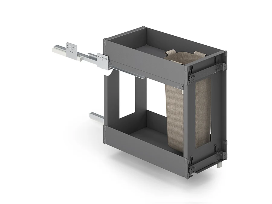 Intérieurs amovibles · Hyper · Panier porte-bouteilles antidérapant anthracite · 300 mm, vue du produit