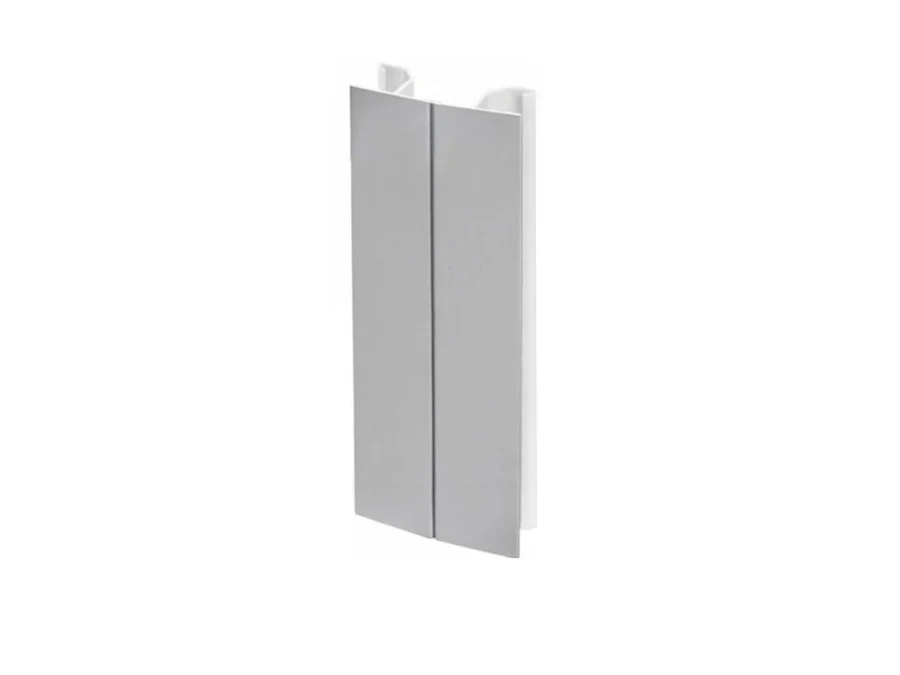 Plinthes · Pvc argent mt · Multiangle · 150 mm, vue du produit
