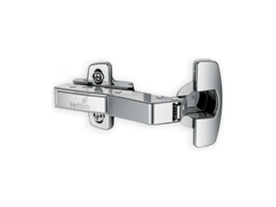 Charnière à plat · Hettich sensys · Charnière 45º Angle chanfreiné gris, vue du produit