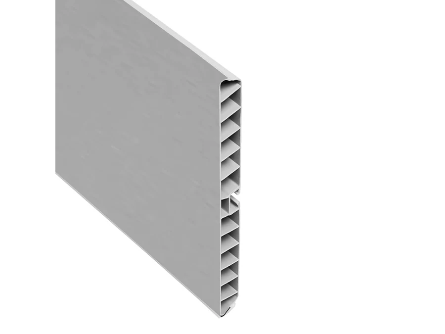 Plinthes · Pvc argent satine · Plinthe · 170 mm, vue du produit