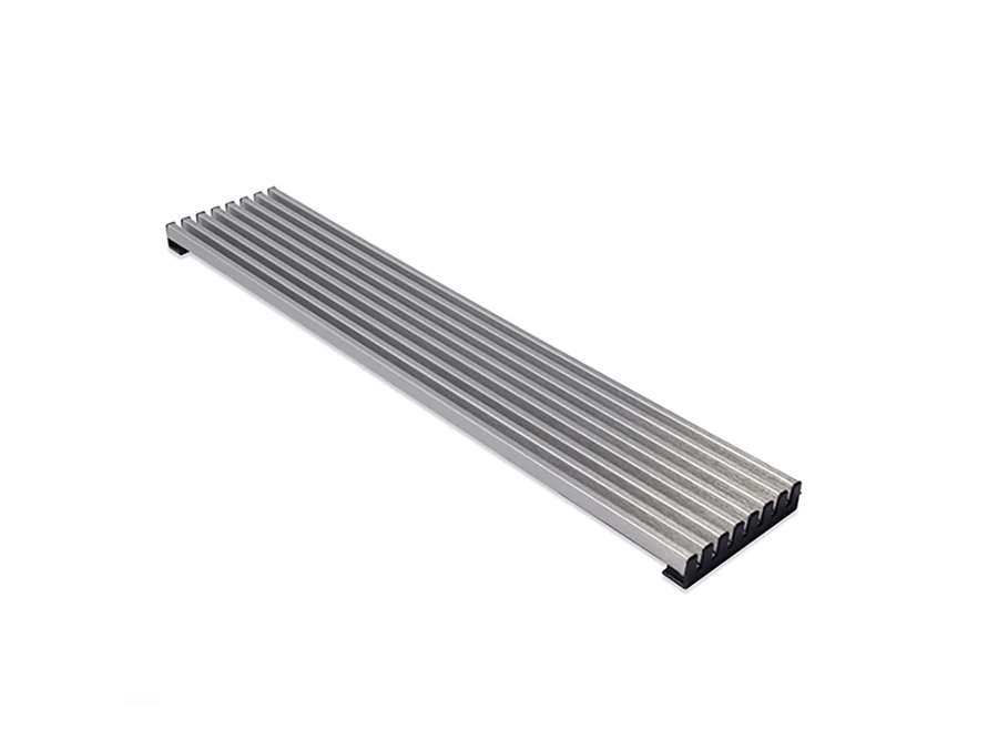 Compléments · Grille ventilation · Inox · 900 mm, vue du produit