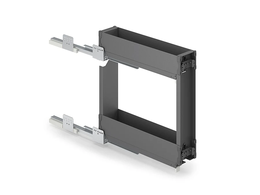 Intérieurs amovibles · Hyper · Porte bouteilles antidérapant anthracite · 150 mm, vue du produit
