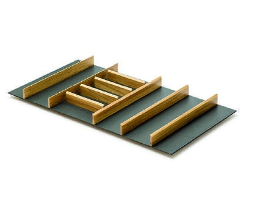 Range-couverts en bois · Merivobox bicolor roble · Range-couverts · 1000 mm, vue du produit
