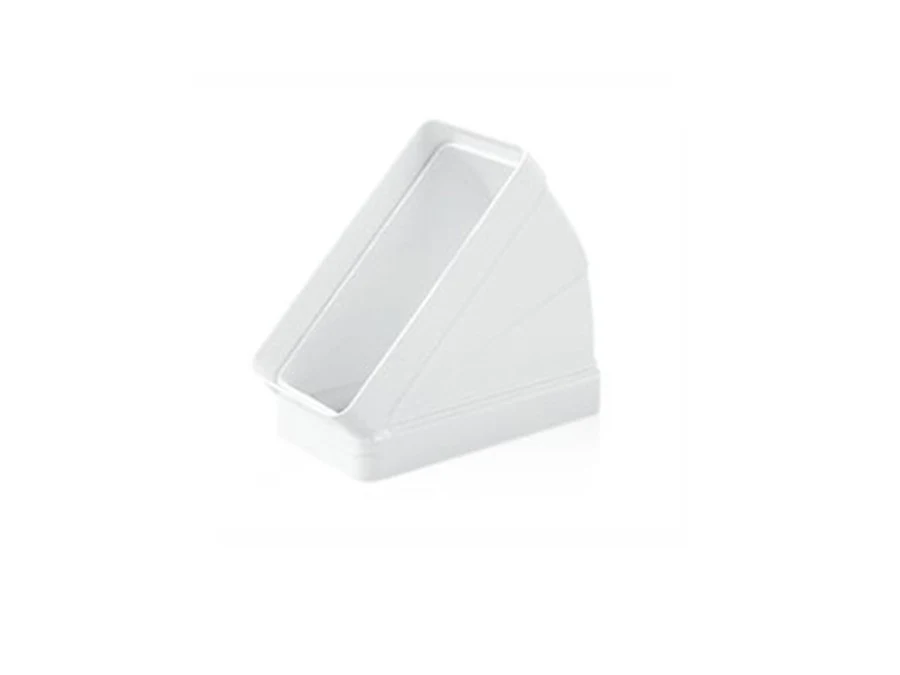 Extraction fumee · Diametre 120mm · Coude rectang 45º ø120mm · 75 mm × 150 mm, vue du produit