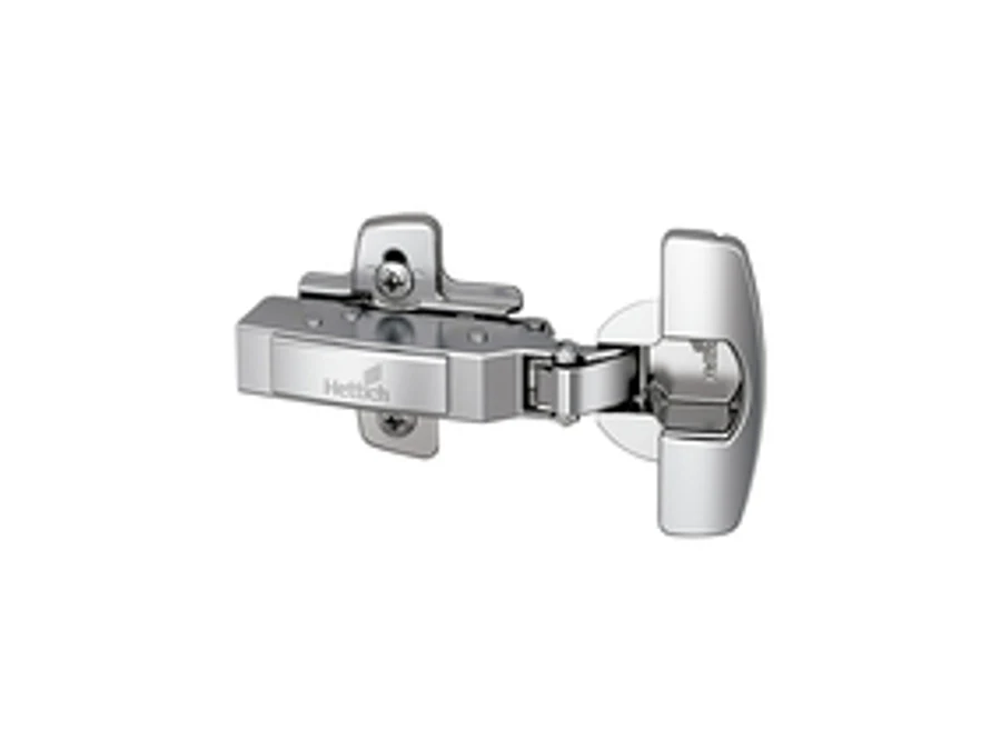 Charnière à plat · Hettich sensys · Charnière 95º fingerpull gris, vue du produit