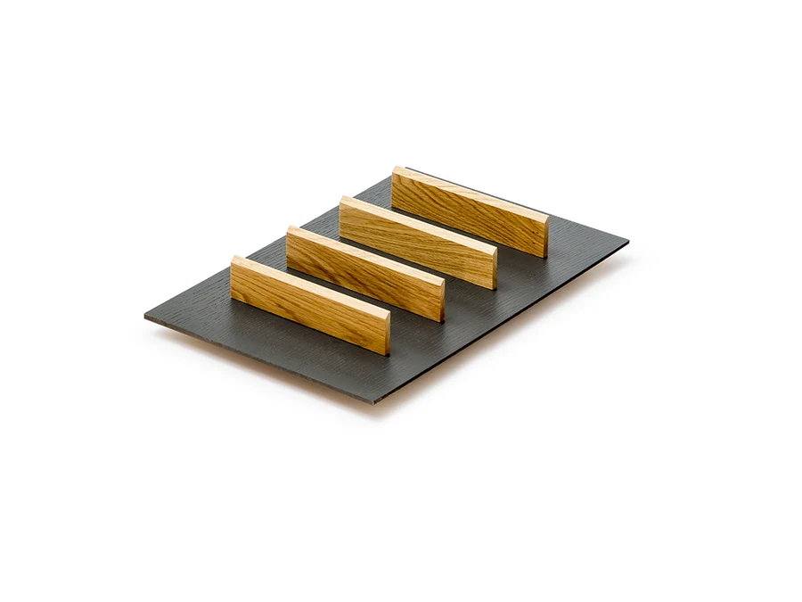 Range-couverts en bois · Alvic bicolor roble · Range-couverts · 400 mm, vue du produit