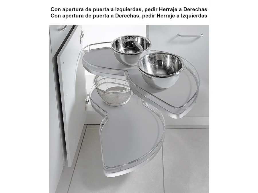 Coin design intérieur · Lemans classic gris chromé brillant · Lemans classic gris droit · 450 mm, vue du produit