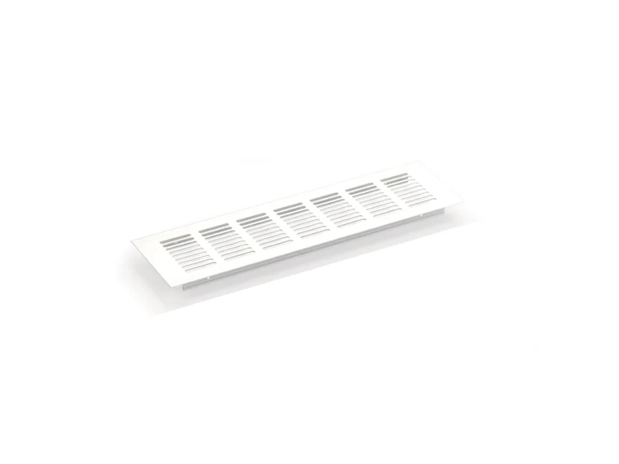 Compléments · Grille d’aération de plinthe · Blanc · 450 mm, vue du produit
