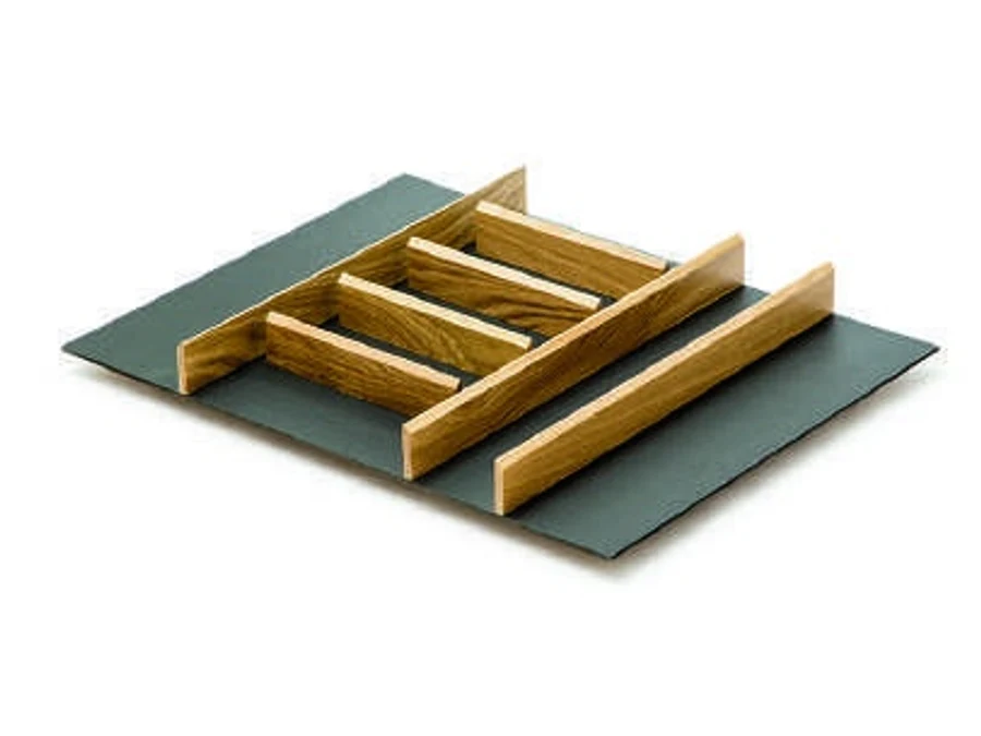 Range-couverts en bois · Merivobox bicolor roble · Range-couverts · 900 mm, vue du produit