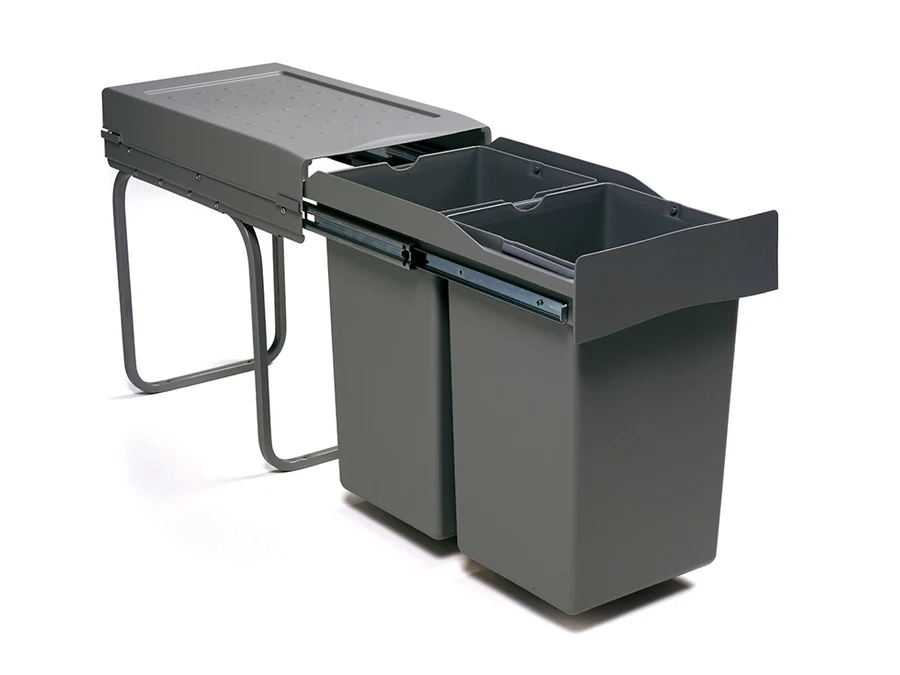 Recyclage · Poubelle pose libre · Haut h400, vue du produit