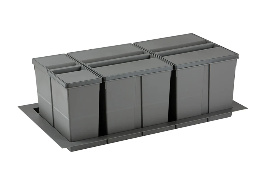 Recyclage · Poubelle casserolier · Cubes 9xl · 900 mm, vue du produit