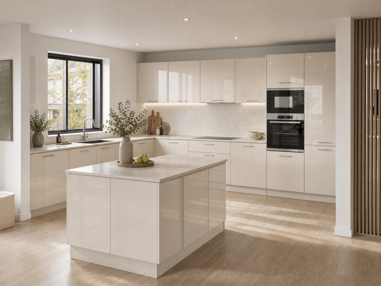 Cuisine en finition PET Brillant