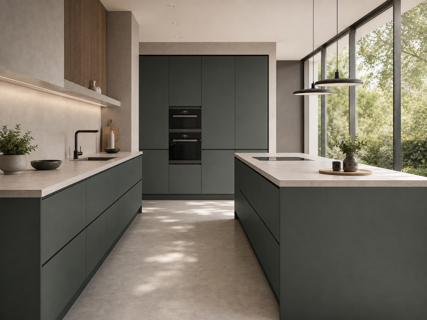 Cuisine en finition PET Mat