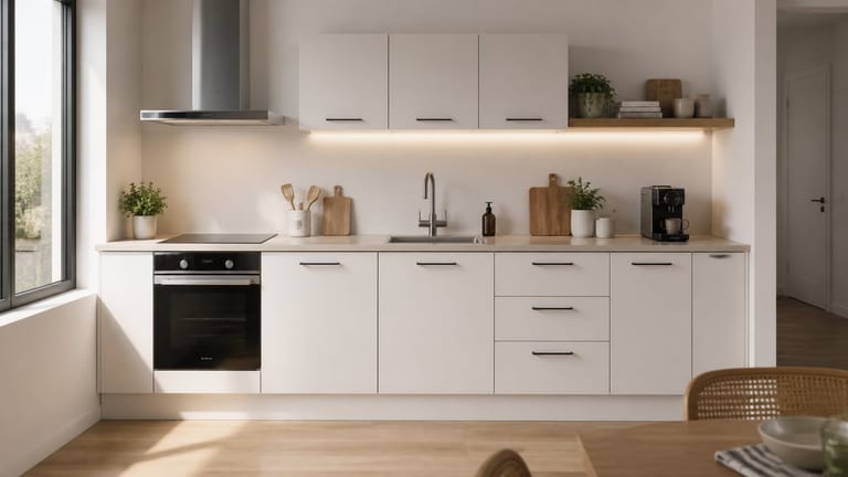 Cuisine sobre pour un logement en location