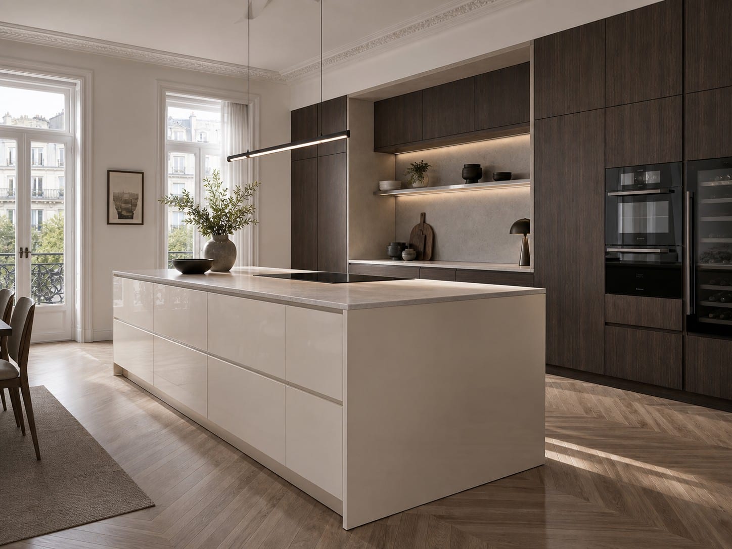 Détail façade, Luxe, le brillant miroir